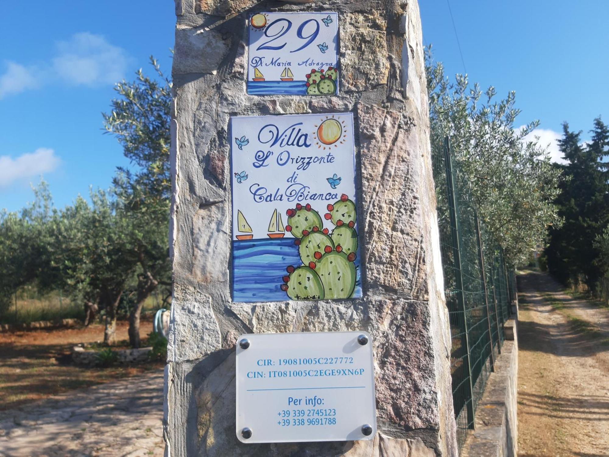Villa L'Orizzonte Di Calabianca Castellammare del Golfo Eksteriør billede